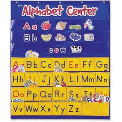 Alphabet Center Pocket Chart, Theme/Subject: Learning