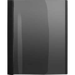 Letter Report Cover, 1/2" Folder Capacity, 8 1/2" x 11", 100 Sheet Capacity, 3 x Prong Fastener(s), Black, 25 / Box