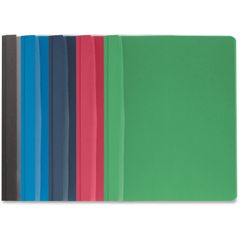Letter Report Cover, 8 1/2" x 11", 100 Sheet Capacity, 3 x Prong Fastener(s), Assorted, 25 / Box
