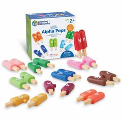 Alpha Pops, Skill Learning: Visual, Color Identification, Letter Recognition, Expressive Language, Receptive Language, Quiz, Color Matching, Fine Motor, Imagination, 2 Year & Up, Multi