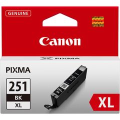 CLI251XLBK Original Ink Cartridge, Inkjet, Black, 1 Each