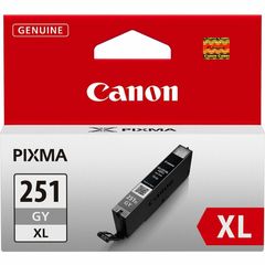 CLI251XLGY Original Ink Cartridge, Inkjet, Gray, 1 Each