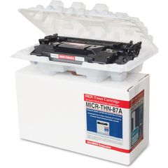 MICR Toner Cartridge - Alternative for HP 87A, Laser, 9000 Pages, Black, 1 Each