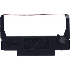 Dot Matrix Ribbon Cartridge - Black, Red - 10 / Box, Dot Matrix, 10 / Box