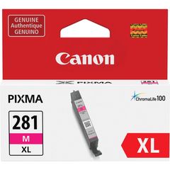 CLI-281XL Original Inkjet Ink Cartridge - Magenta - 1 Each, Inkjet, 1 Each