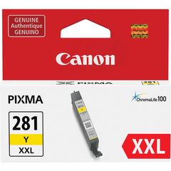 CLI-281 XXL Original Inkjet Ink Cartridge - Yellow - 1 Each, Inkjet, 1 Each