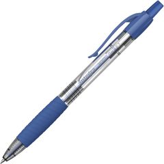 Retractable 0.7mm Gel Pen, Medium Pen Point, 0.7 mm Pen Point Size, Retractable, Blue Gel-based Ink, Blue Barrel, 1 Dozen