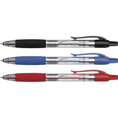 Retractable 0.7mm Gel Pen, Medium Pen Point, 0.7 mm Pen Point Size, Retractable, Assorted Gel-based Ink, Assorted Barrel, 3 / Pack