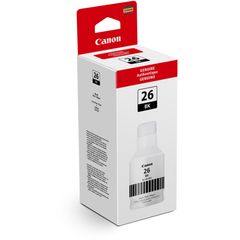 GI-26 Pigment Color Ink Bottle, Inkjet, Black, 6000 Pages, 132 mL, High Yield, 1 Each