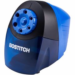 QuietSharp? Antimicrobial Classroom Electric Pencil Sharpener, 6 Hole(s), Helical, Blue, 1 Each