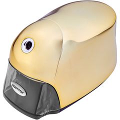 QuietSharp Executive Pencil Sharpener, x 4" Width x 7.5" Depth, Gold, 1 Each