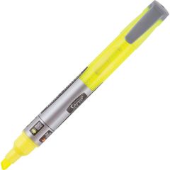 Serve Jumbo Liquid Highlighter, Chisel Marker Point Style, Fluorescent Yellow Pigment-based, Liquid