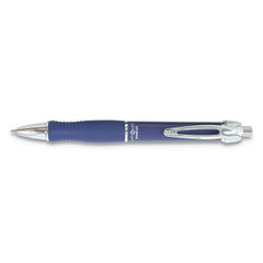 Sarasa Dry X10 Gel Pen, Retractable, Medium 0.7 mm, Blue Ink, Blue/Silver Barrel, 12/Pack