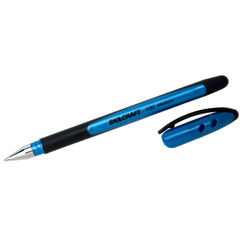 7520014220313, SKILCRAFT 100 Ballpoint Pen, Stick, Medium 1 mm, Blue Ink, Blue Barrel, Dozen