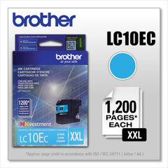 LC10EC INKvestment Super High-Yield Ink, 1,200 Page-Yield, Cyan