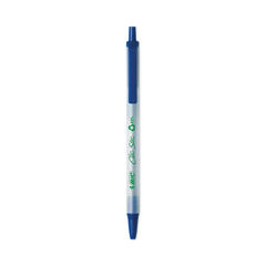 ReVolution Clic Stic Ballpoint Pen, Retractable, Medium 1 mm, Blue Ink, Translucent Frost/Blue Barrel, 48/Pack