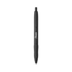 S-Gel Premium Metal Barrel Gel Pen, Retractable, Medium 0.7 mm, Black Ink, Black Barrel, 4/Pack