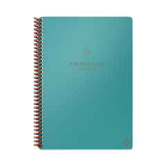 Fusion Smart Notebook, Seven Assorted Page Formats, Teal Cover, (21) 8.8 x 6 Sheets