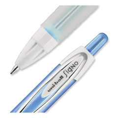 Signo 207 Gel Pen, Retractable, Medium 0.7 mm, Assorted Ink and Barrel Colors, 8/Pack
